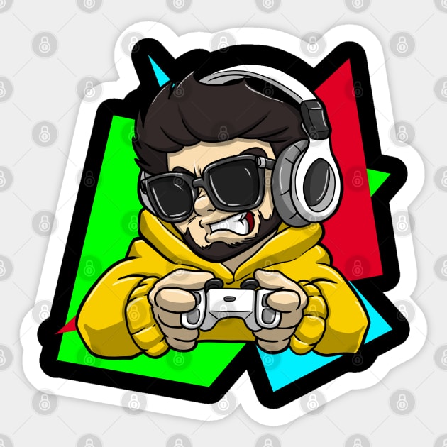 Gamer Boy Sticker by Variart Studios